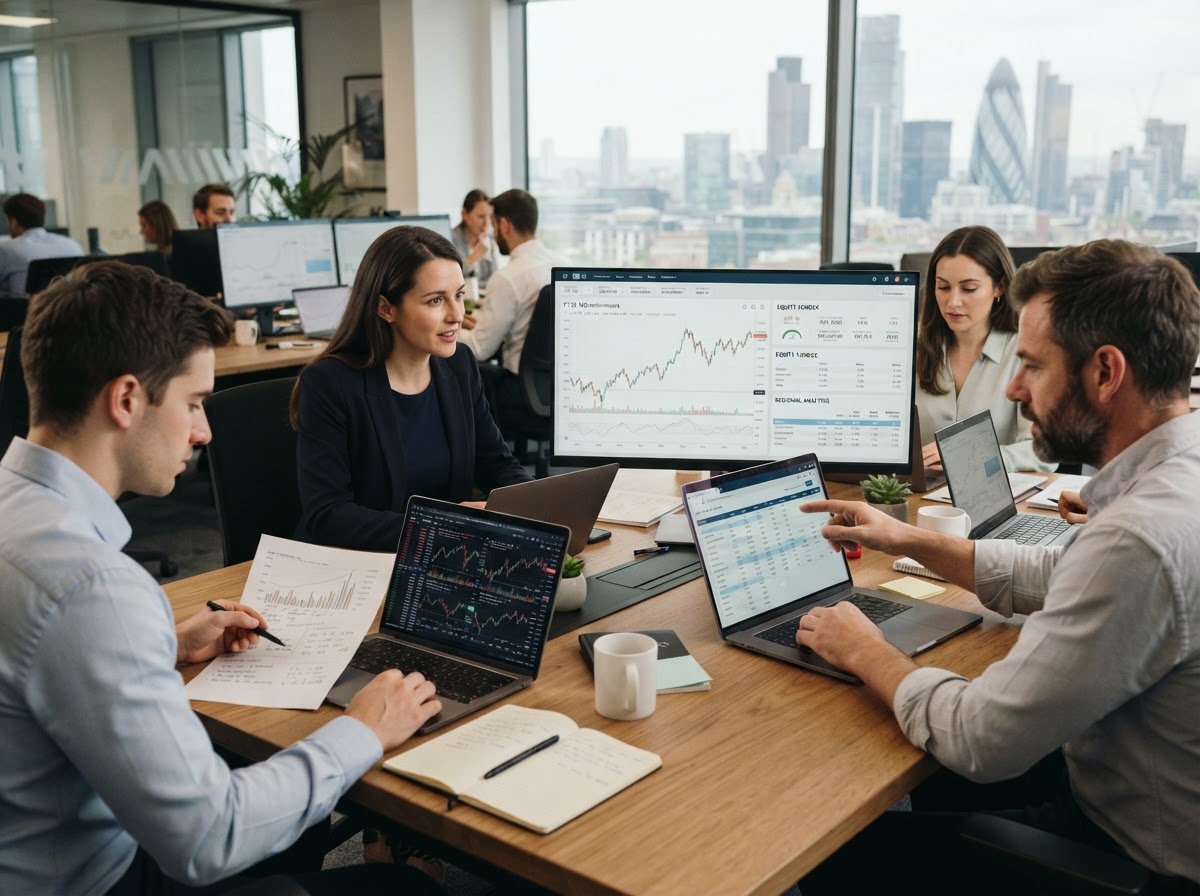 Choice Fundex analytical workspace used to review model output and confidence intervals
